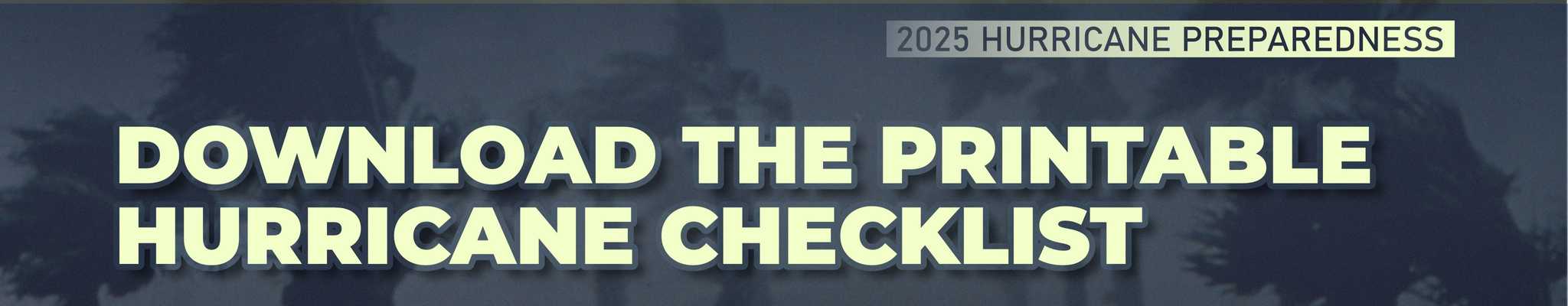 download the printable hurricane checklist